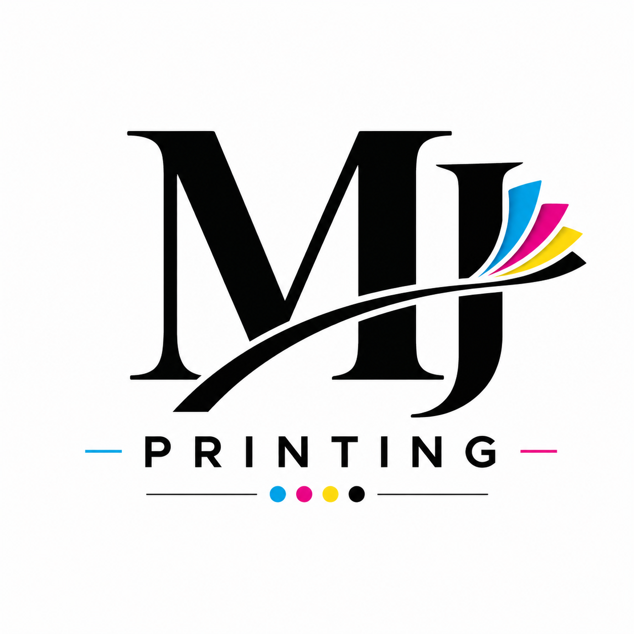 MJ PRINTING Logo